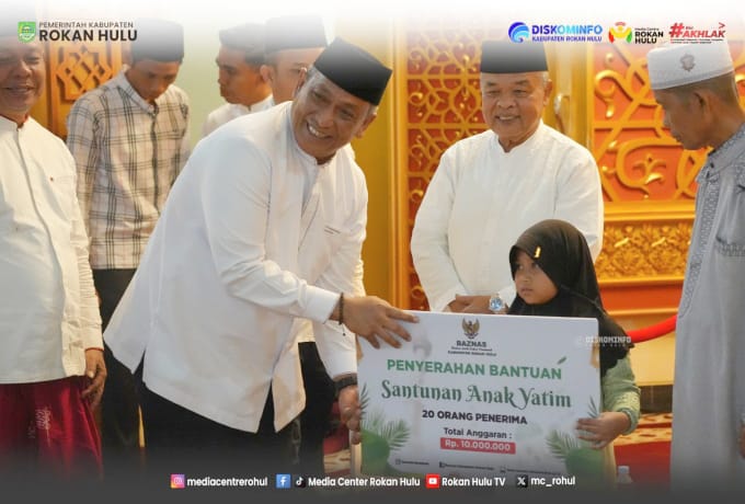Malam Nuzulul Quran, Ikhtiar Bupati Anton Membangun Karakter Generasi Muda Rohul Lewat Cahaya Al-Quran